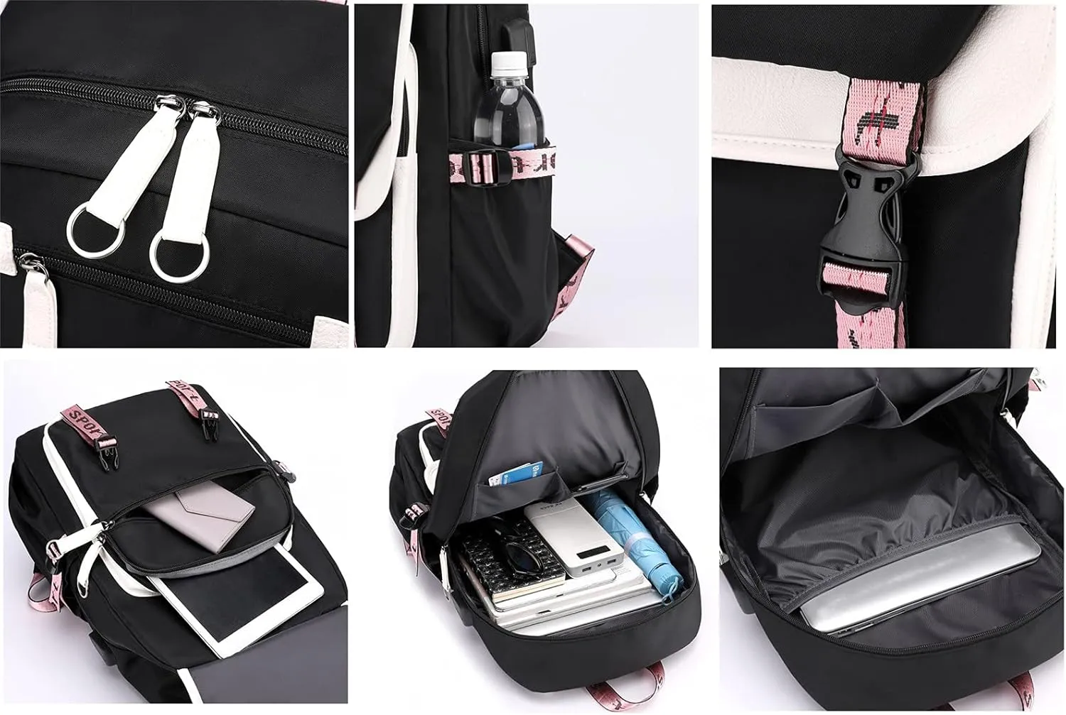ISaikoy Anime Komi can't communicate Backpack Shoulder Bag Bookbag Student School Bag Daypack Satchel B12