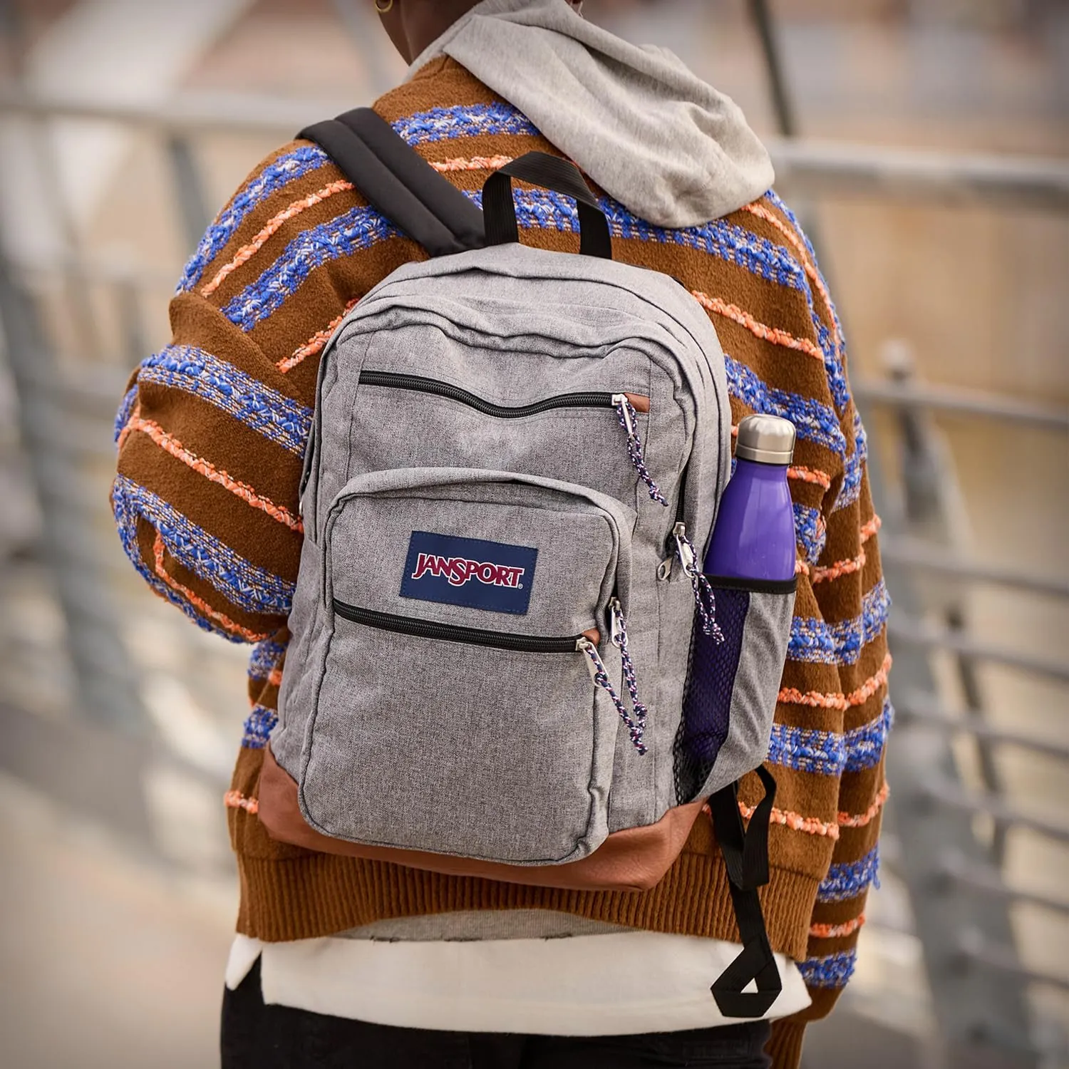 JanSport Cool Backpack with 15-inch Laptop Sleeve, Large Computer Bag Rucksack with 2 Compartments, Ergonomic Straps, Lines & Vines