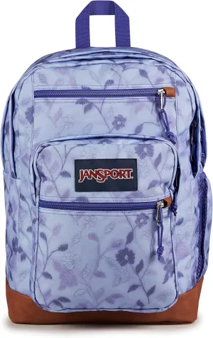 JanSport Cool Backpack with 15-inch Laptop Sleeve, Large Computer Bag Rucksack with 2 Compartments, Ergonomic Straps, Lines & Vines