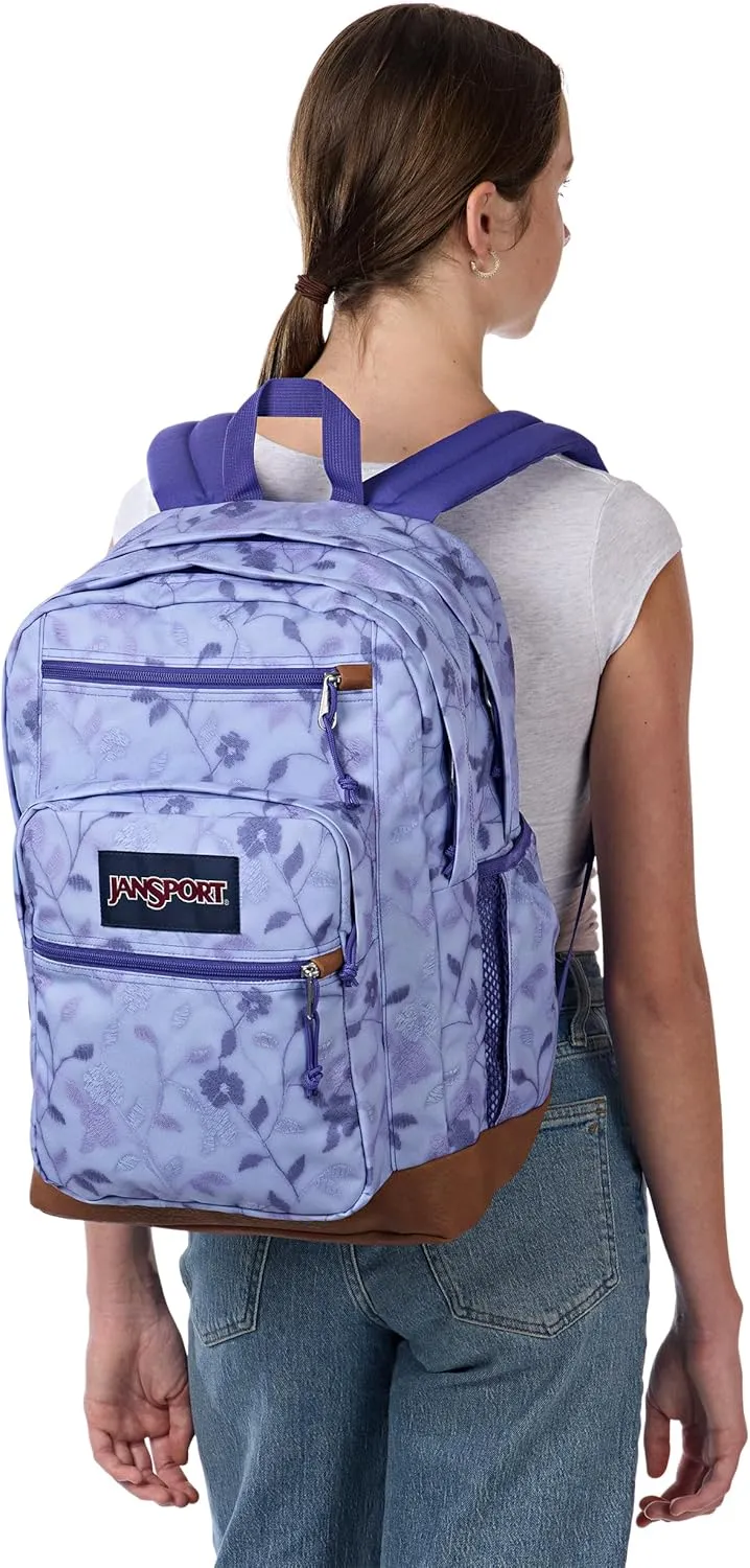 JanSport Cool Backpack with 15-inch Laptop Sleeve, Large Computer Bag Rucksack with 2 Compartments, Ergonomic Straps, Lines & Vines