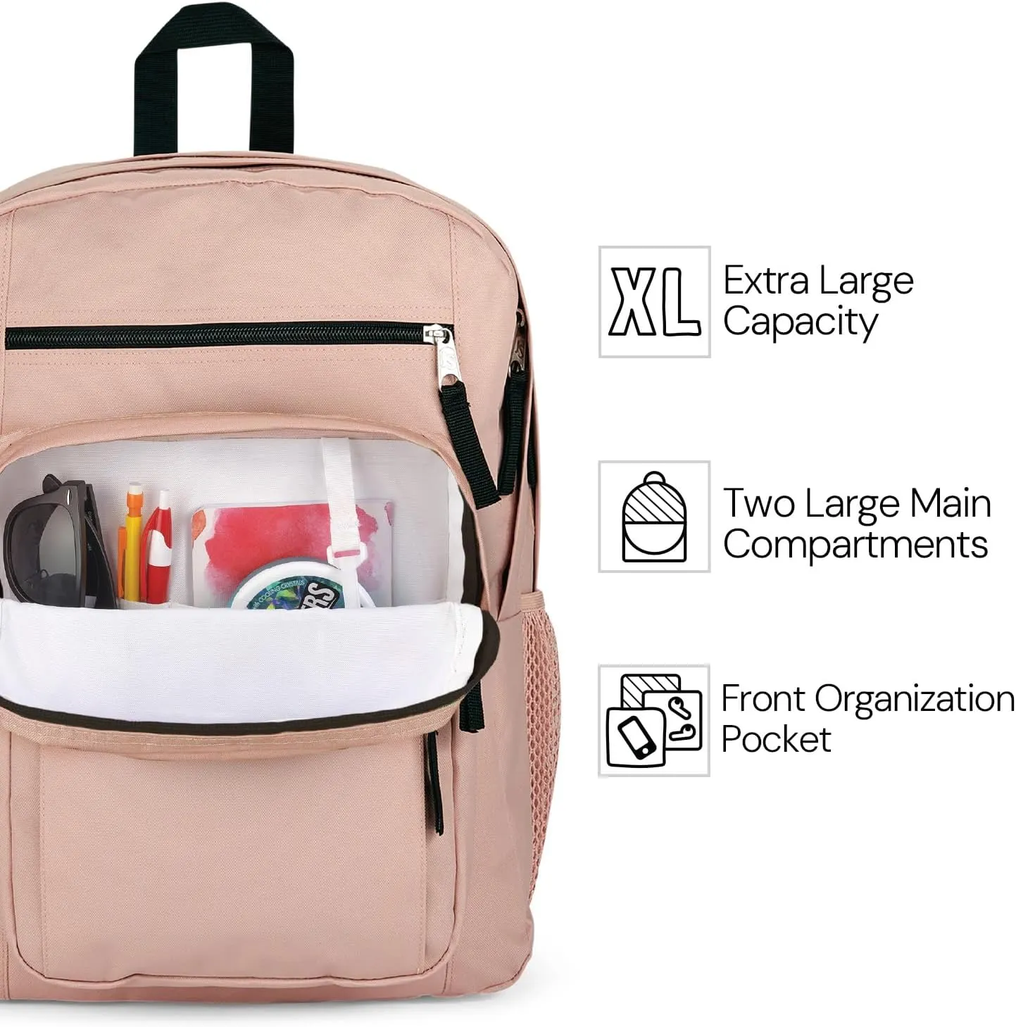 JanSport Laptop Backpack - Computer Bag with 2 Compartments, Ergonomic Shoulder Straps, 15” Laptop Sleeve, Haul Handle - Camo Illusion