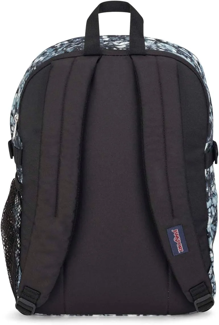 JanSport Main Campus Backpack - Travel or Work backpack w 15-Inch Laptop Sleeve and Dual Water Bottle Pockets, Batik Dots
