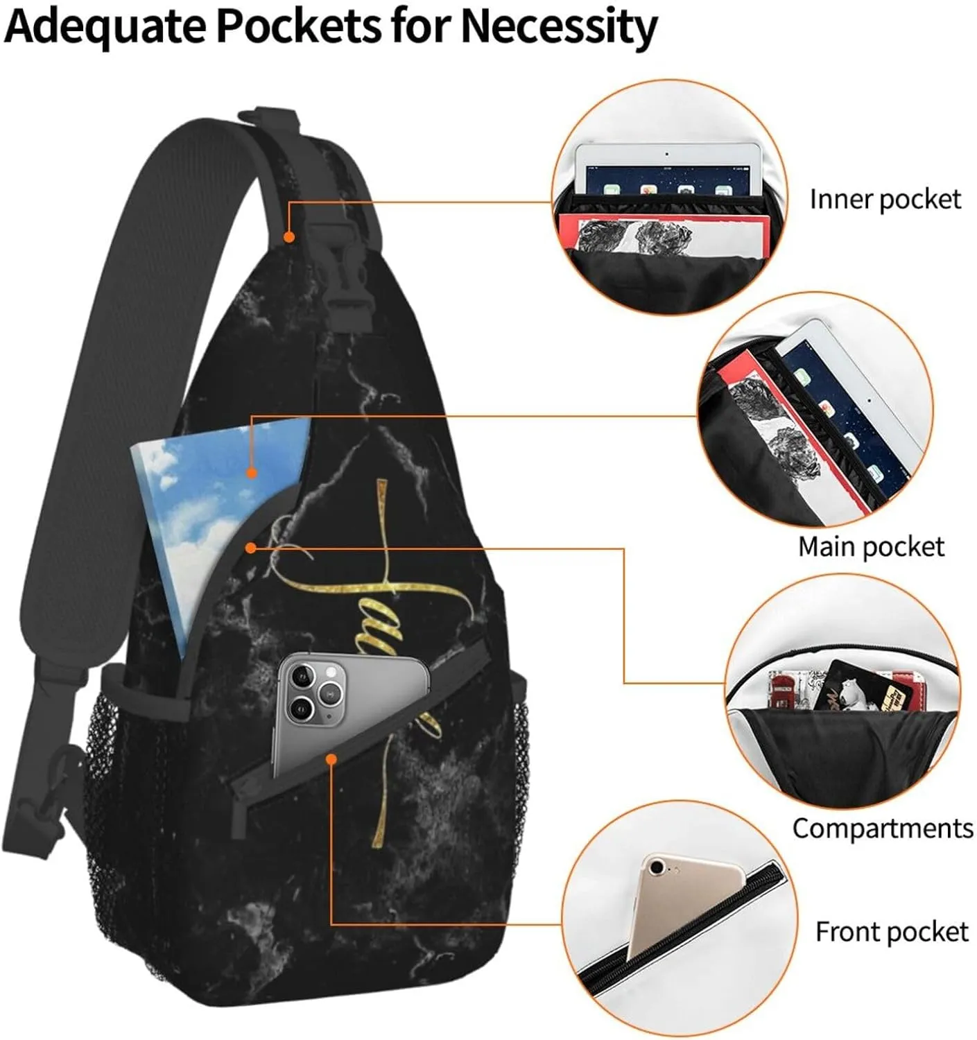 Jesus Sling Bag,Casual Crossbody Backpack Shoulder Chest Bag for Women Men Travel Hiking Daypack