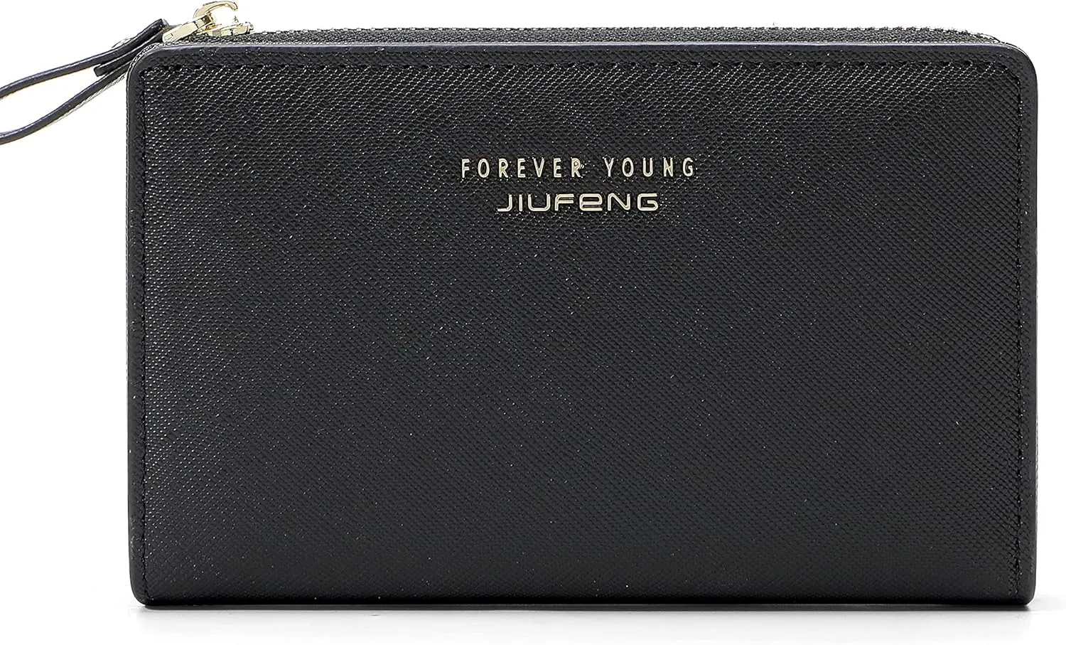 JIUFENG Women Zipper Wallet RFID Blocking Multi Purpose Coin Pouches Credit Card Holder Short Purses