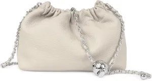 Joryin Trendy Dumpling Women's Crossbody Bag - Evening Clutch Vegan & Genuine Leather Hobo Cloud Purse