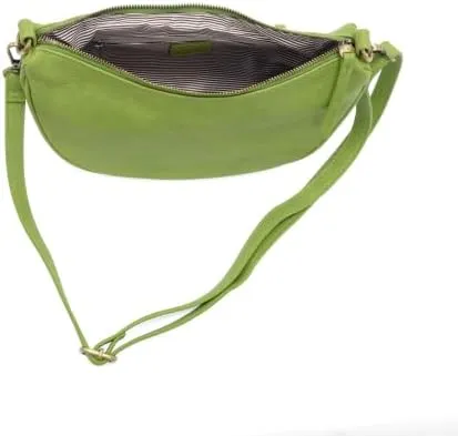 Joy Susan Women's Fashion Purse Miranda Crescent Crossbody Bag Hand Bag