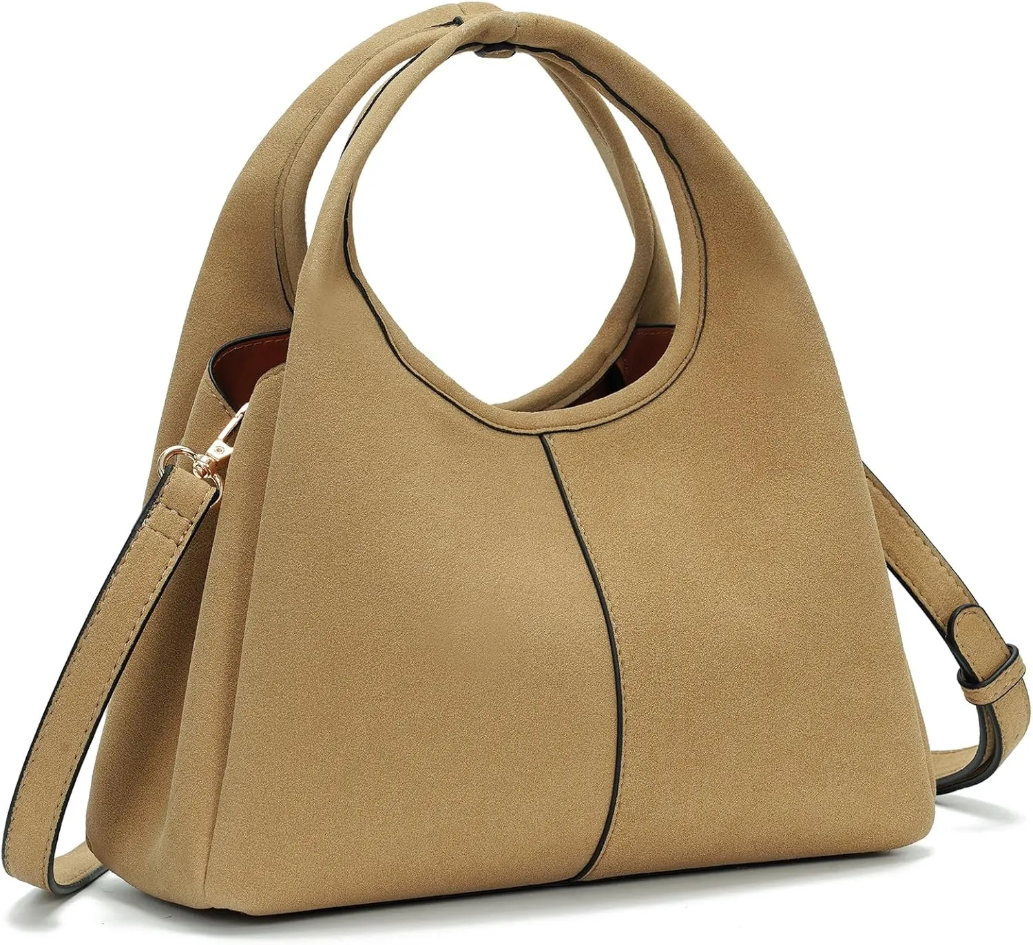 JQWSVE Crossbody Bag Top Handle Handbag for Women Trendy Purse Satchel Bags Pebble Leather Shoulder Bag Hobo Tote Handbag