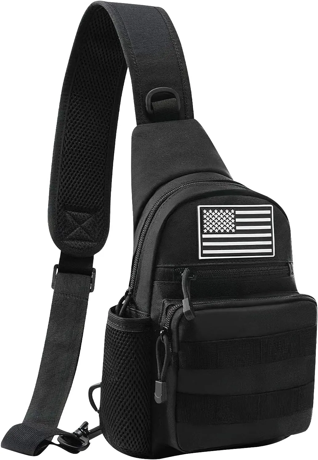 Jueachy Tactical Sling Bag for Men: Military Shoulder Chest Pack Shoulder Molle Sling Pouch Sport Bag Pack