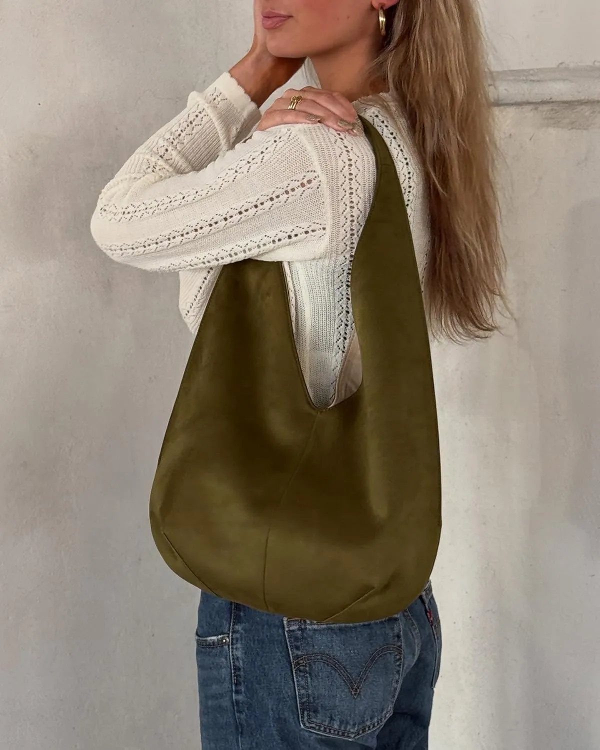 JW PEI Women's Dara Faux Suede Hobo Bag