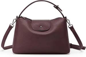KALIDI Soft Vegan Leather Hobo Bag, Crossbody Purses Satchel for Women with Top Handle