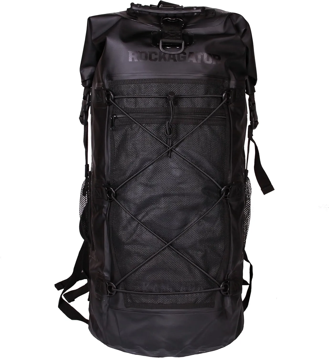 Kanarra 90L Waterproof Backpack for Camping, Hiking, Mountaineering, Backpacking, Hunting, Fishing, Canoeing, Outdoor Activities, The Wet Outdoors - Large Capacity, Roll Top Closure, Black