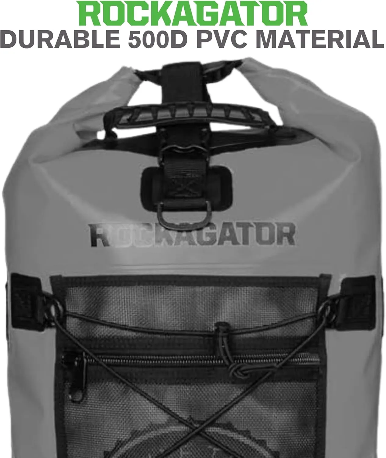 Kanarra 90L Waterproof Backpack for Camping, Hiking, Mountaineering, Backpacking, Hunting, Fishing, Canoeing, Outdoor Activities, The Wet Outdoors - Large Capacity, Roll Top Closure, Gray