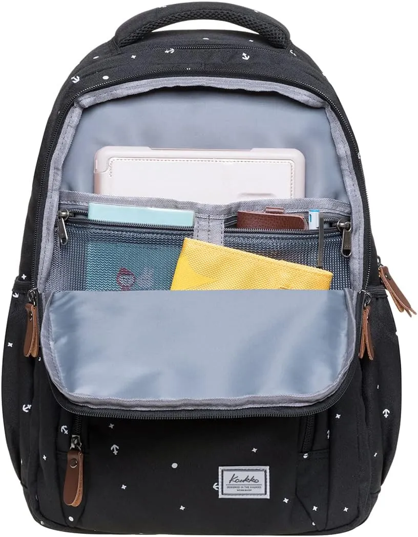KAUKKO Causal Backpack - Daypack, Spacious and Classy fits 14" Laptop, 18.9L