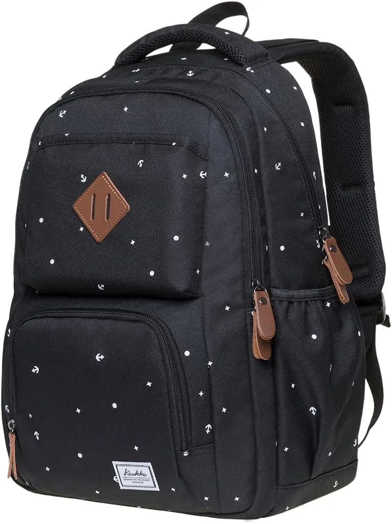 KAUKKO Causal Backpack - Daypack, Spacious and Classy fits 14" Laptop, 18.9L
