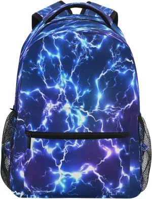 Kcldeci Kids Starry Blue Lighting Backpack for Girls & Boys - Toddler to Student School Bag