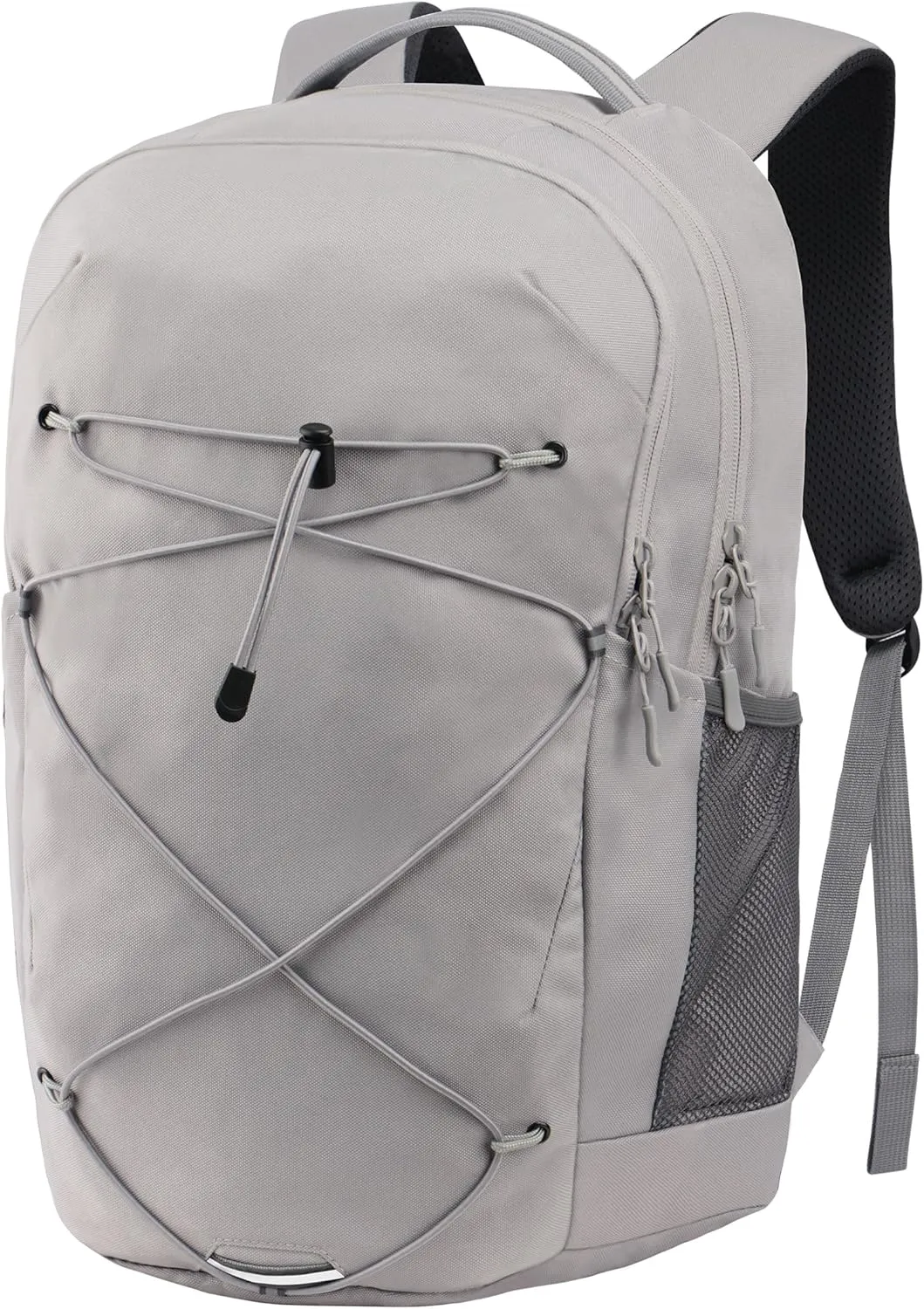KEOFID Casual Daypacks Backpack for Men and Women, Hiking Backpack, Travel Backpack, Black Backpack for Sports, College Backpack, Water Resistant(Light Grey)