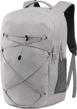 KEOFID Casual Daypacks Backpack for Men and Women, Hiking Backpack, Travel Backpack, Black Backpack for Sports, College Backpack, Water Resistant(Light Grey)