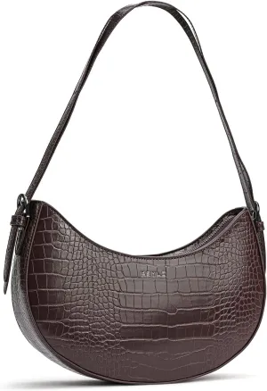 Keyli Shoulder Bag for Women Trendy Small Clutch Purse Zipper Closure Tote Shoulder Handbags with Adjustable Straps