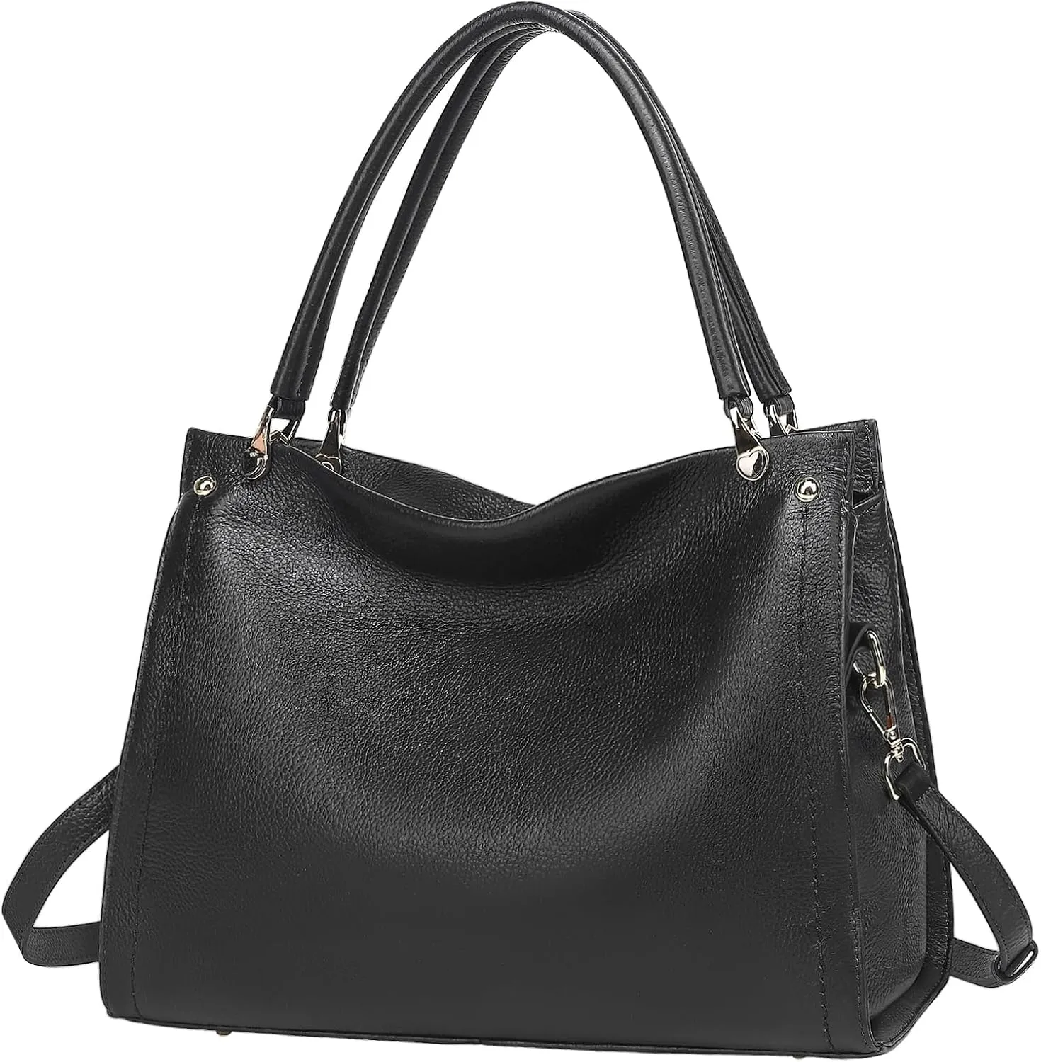 KOGTLA Women Genuine Leather Purses Handbags Tote Bag Shoulder Bag Top Handle Satchel Ladies Crossbody Hobo Bags Bucket Bag