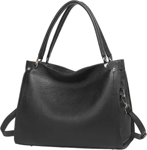KOGTLA Women Genuine Leather Purses Handbags Tote Bag Shoulder Bag Top Handle Satchel Ladies Crossbody Hobo Bags Bucket Bag