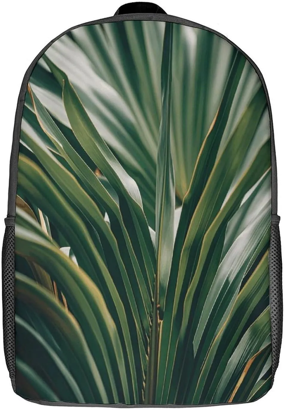 Laptop Backpack for Men Women Daypack Green Leaves of Palm Tree Tropical Plant Computer Bag Travel Backpacks Laptop Bag
