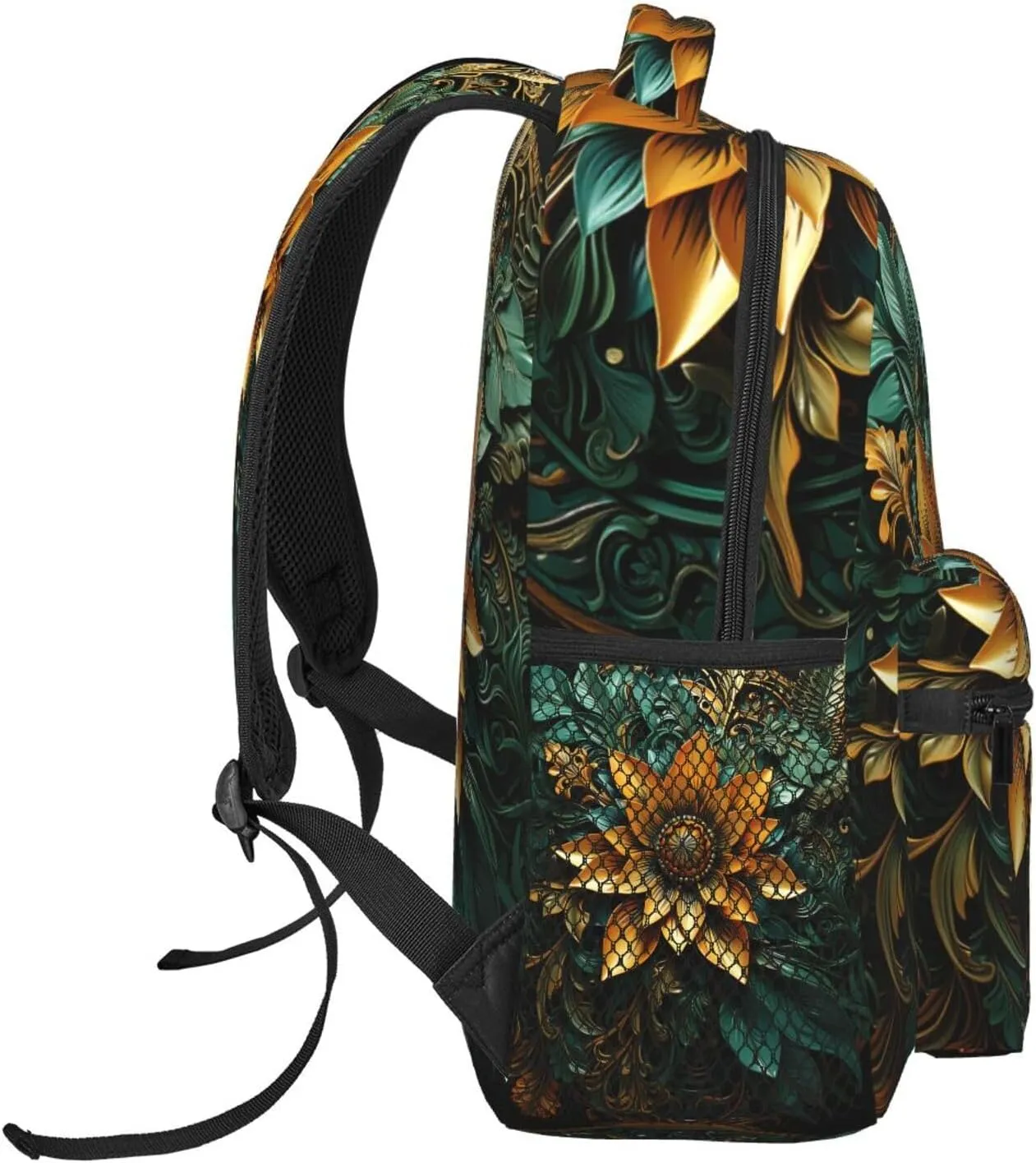Laptop Backpack for Men Women Lightweight Travel Daypack Carved Flower Backpack Rucksack for Work