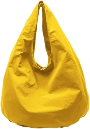 Large Capacity Slouchy Hobo Bag for Women Fashion Casual Versatile Shoulder Purses Solid Color Draped Tote Bag