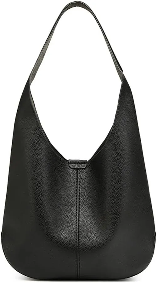large Hobo Bags for Women Slouchy Tote Purses Soft PU Leather Slouchy Shoulder Handbag for Work Travel Shopping