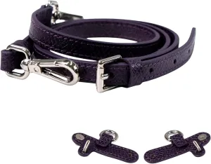 Leather Replacement Straps for Le Pliage Mini Pouch Bags, Adjustable Crossbody & Shoulder Handbag Straps for Women
