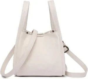 Leather Tote Bag Slouchy Handbag with Zipper Stylish for Women's