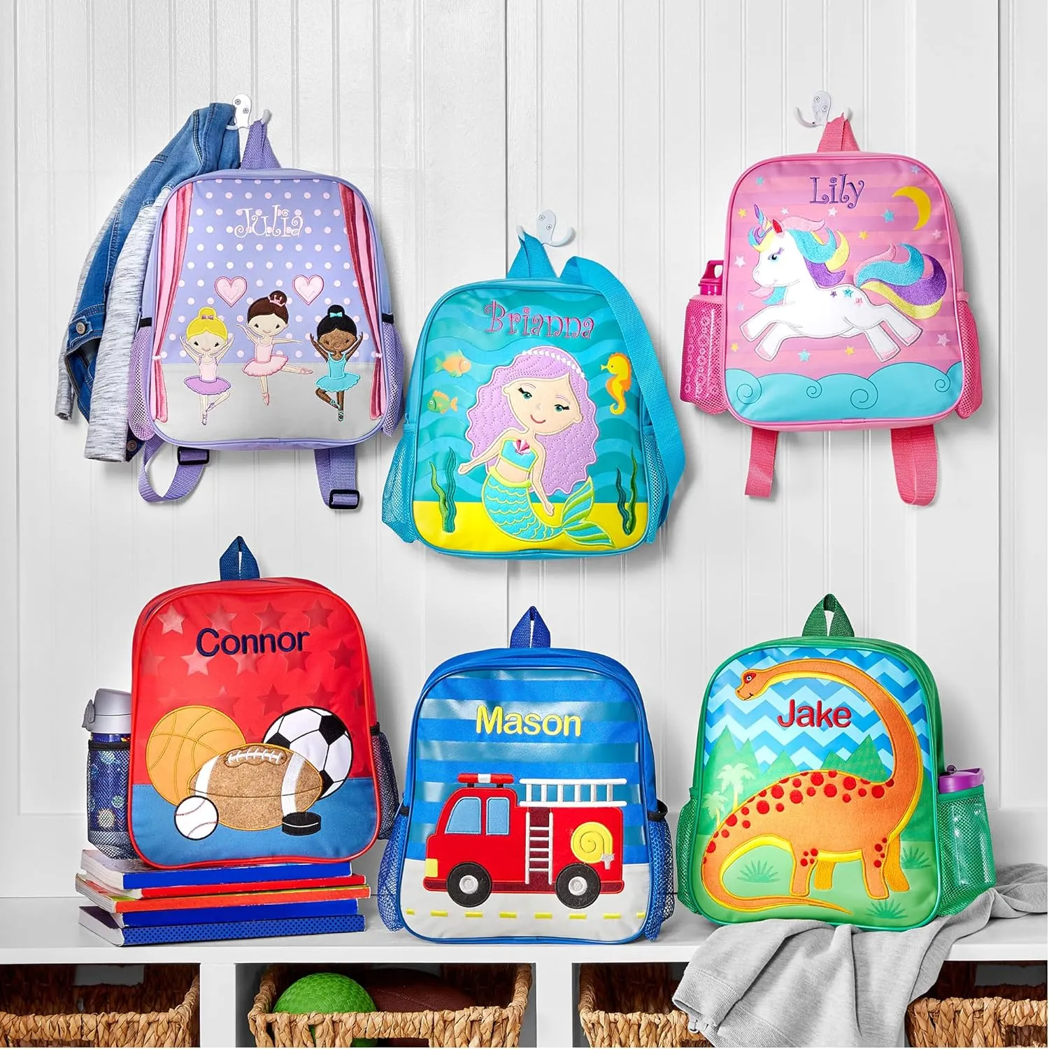 Let's Make Memories Kids Personalized Toddler Backpack for School - Custom Preschool Backpack - Just For Me - Unicorn