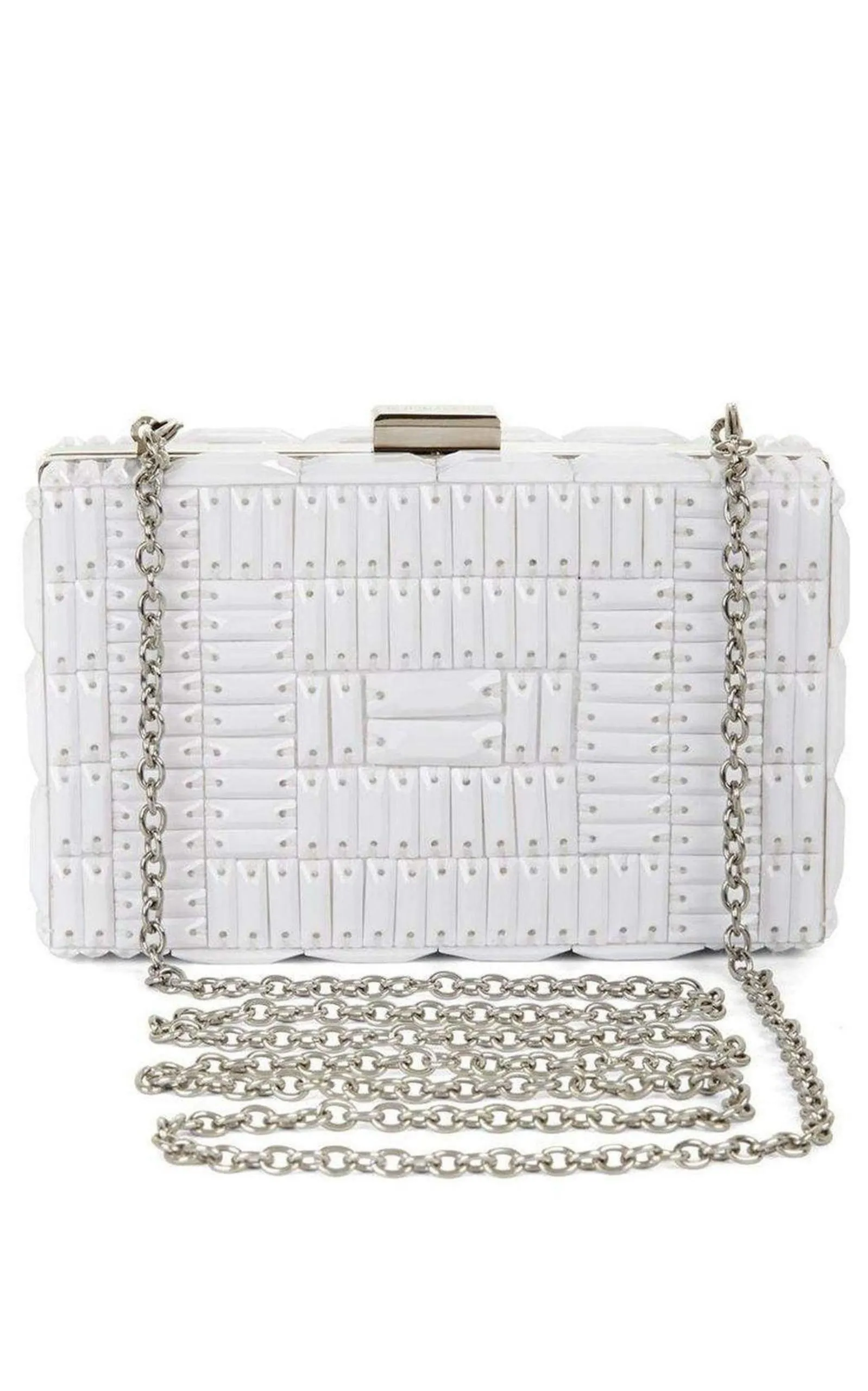Lexi Large Beaded Box Clutch
