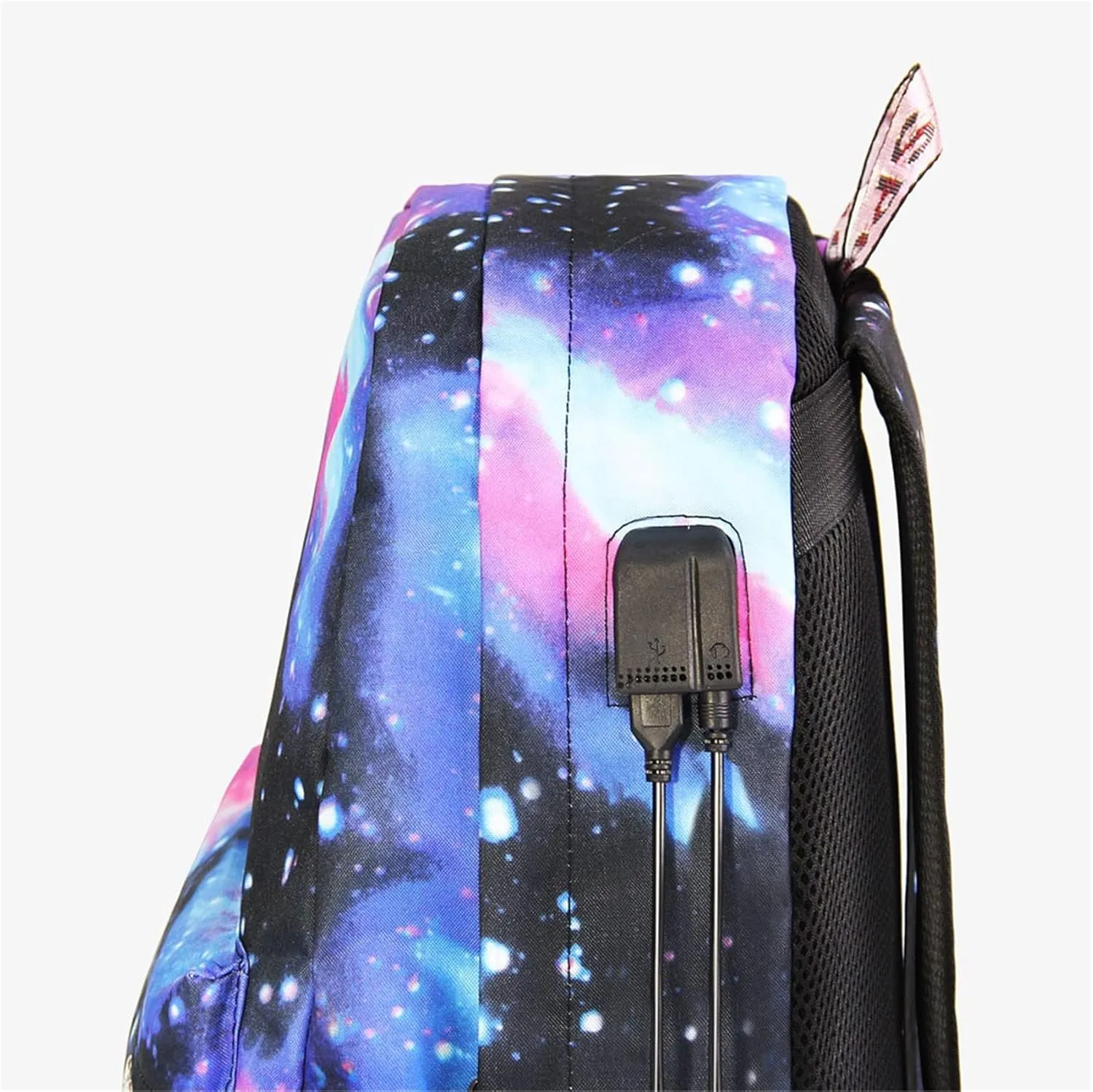 Lightweight Casual Bookbag Wear Resistant Canvas Travel Backpack-Venom Multifunction Backpack with USB Charging Port