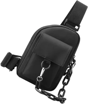 Lightweight Men Outdoor Sling Bag Wear Resistant Shoulder Backpack with Zipper Closure for Travel Shopping and Daily Use present for Sports Enthusiasts