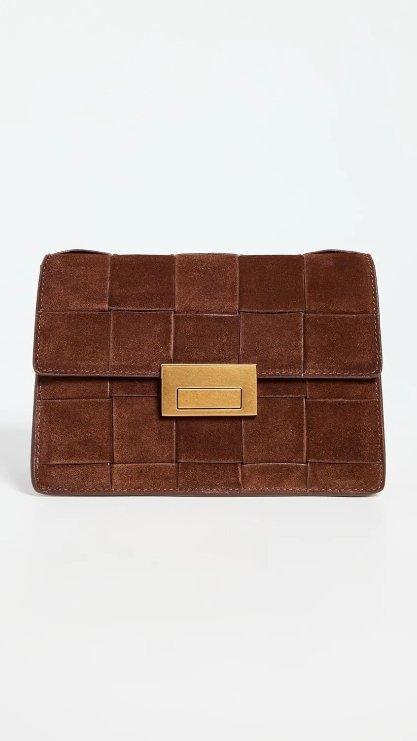 Loeffler Randall Women's Delphine Leather Clutch