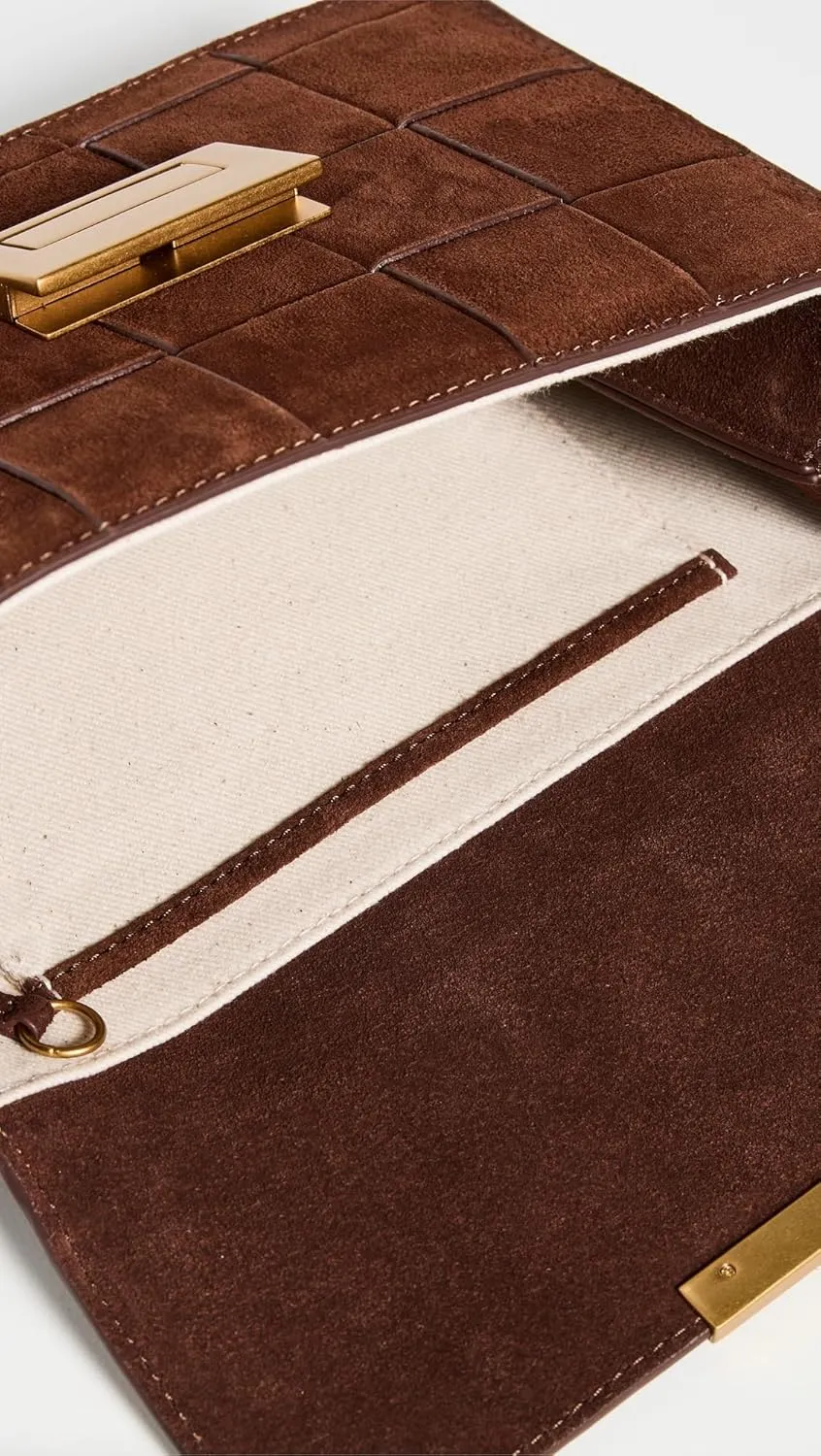 Loeffler Randall Women's Delphine Leather Clutch