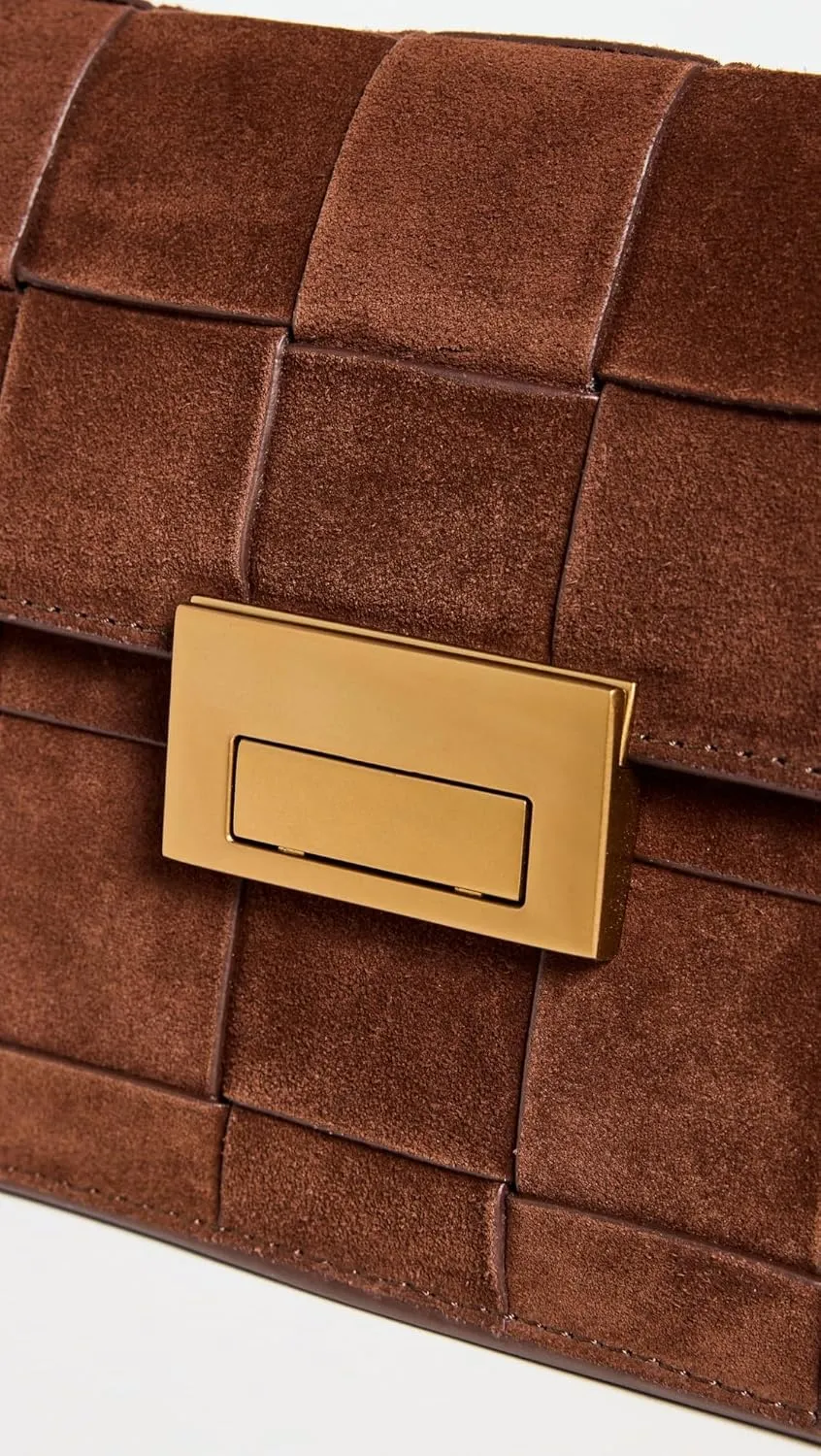Loeffler Randall Women's Delphine Leather Clutch