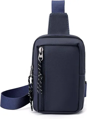 Long Keeper Mini Sling Bag - Men Women Small Waterproof Crossbody Bag Casual Phone Chest Bag for Travelling Hiking