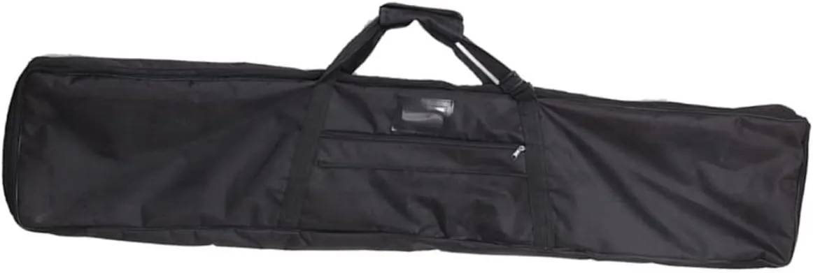 Long Recurve Bag Large Capacity Canvas Pouch Multifunctional Shoulder Tote for Hunting Accessories Durable Washable Design for Archery Supplies Black
