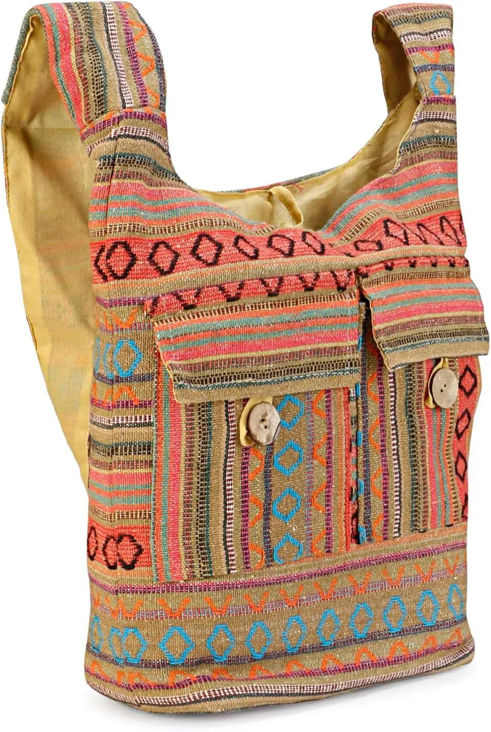 LONGING TO BUY Cotton Shoulder Bag Crossbody Bag Hobo Sling Bag Handmade Messenger Shoulder Bags For Women & Girls