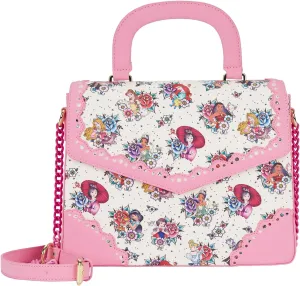Loungefly Disney Princess Tattoo AOP Cross Body Bag