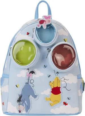 Loungefly Winnie the Pooh and Freiends Floating Balloons Mini Backpack | Disney Backpacks Standard