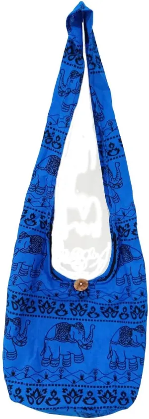 Lovely Creations Hippie Boho New Elephant Crossbody Bohemian Gypsy Sling Shoulder Bag Small Size