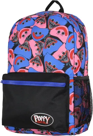 Mad Engine Poppy Playtime Backpack Kissy Missy And Huggy Allover Design Laptop School Travel Backpack
