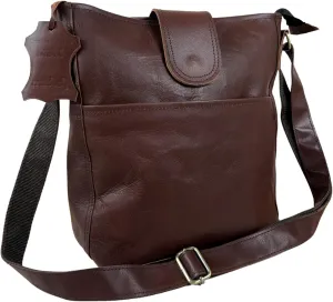 Madosh, Leather Bucket Purse Crossbody Hobo Bag Women Messenger Office Handbag Crossover Purse