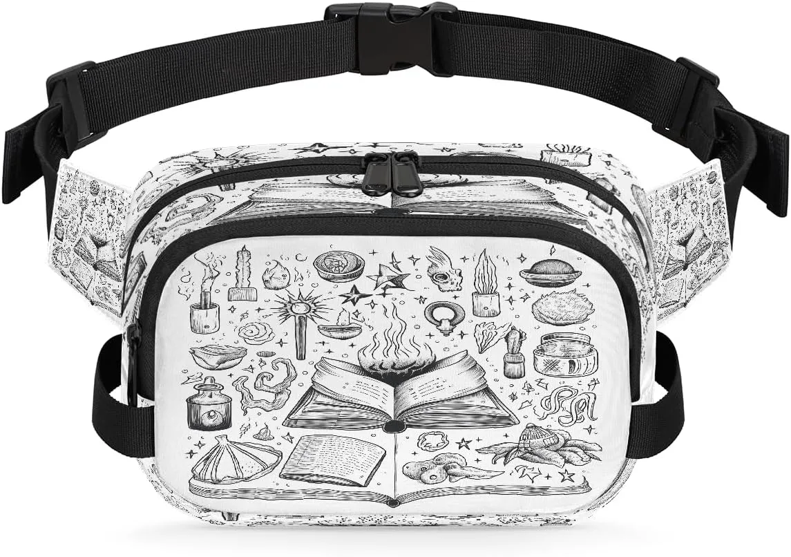 Magic Medicinal Herbs Fanny Pack Waterproof Belt Bag Crossbody Bags For Women Men Holiday Gifts