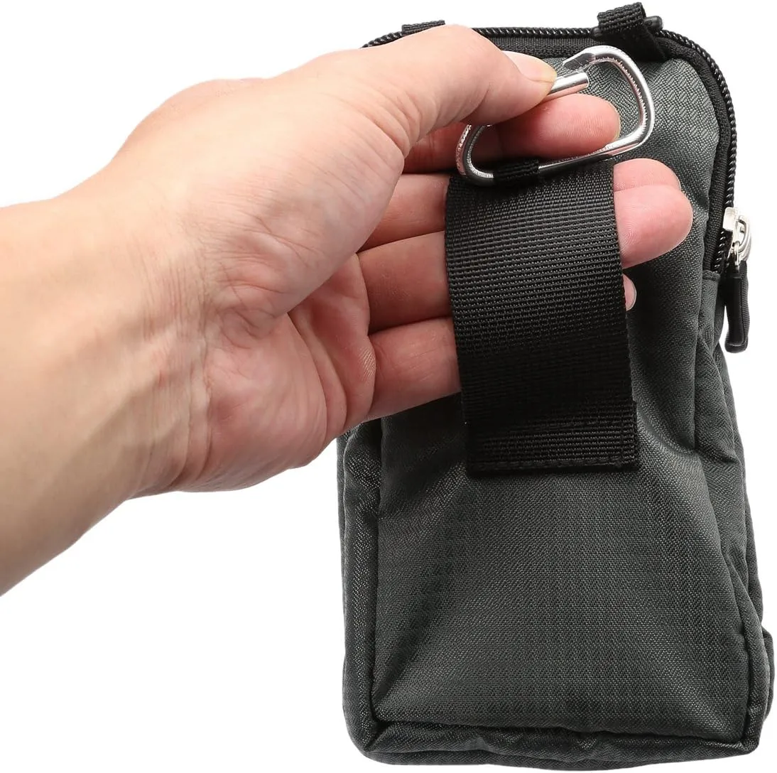 Men's Waist Belt Pouch Small, Mobile Phone Crossbody Bag Lightweight Messenger Bag, Large Capacity Sling Casual Shoulder Bag Belt Clip Holster Handbag Cross Body Bag for Women Men Travel Pack Wallet