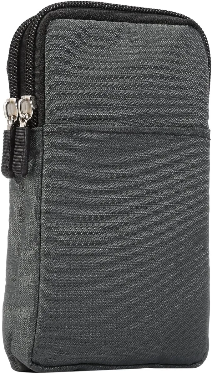 Men's Waist Belt Pouch Small, Mobile Phone Crossbody Bag Lightweight Messenger Bag, Large Capacity Sling Casual Shoulder Bag Belt Clip Holster Handbag Cross Body Bag for Women Men Travel Pack Wallet