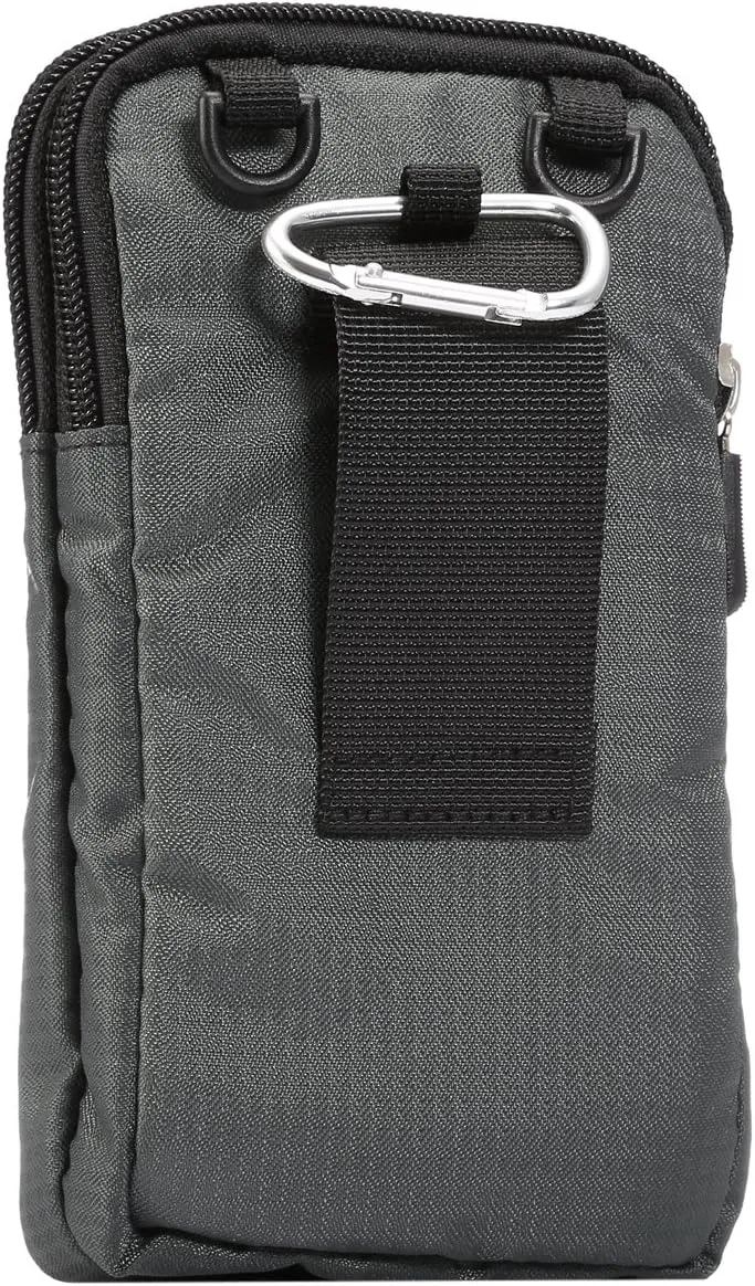 Men's Waist Belt Pouch Small, Mobile Phone Crossbody Bag Lightweight Messenger Bag, Large Capacity Sling Casual Shoulder Bag Belt Clip Holster Handbag Cross Body Bag for Women Men Travel Pack Wallet
