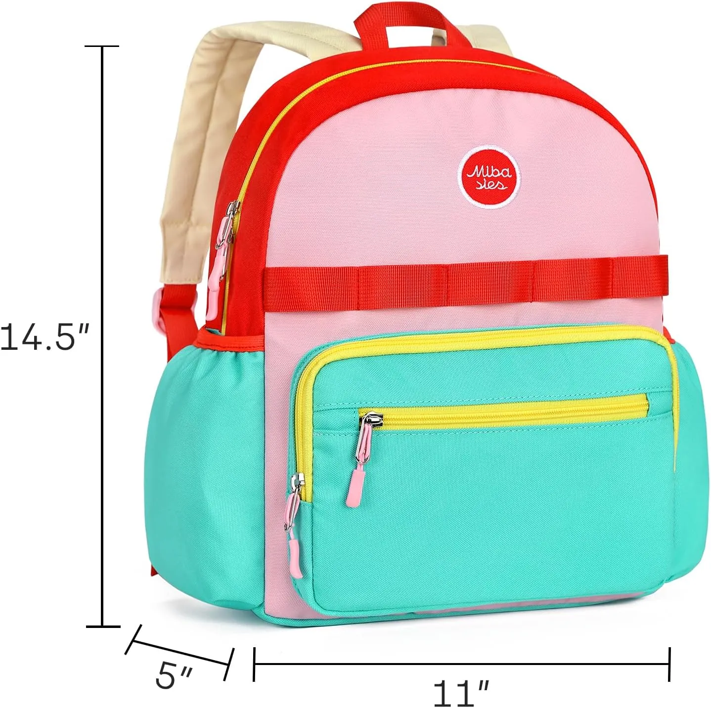 mibasies Kids Backpack for Girls 4-6: Bookbag for Girls - Elementary school Backpack